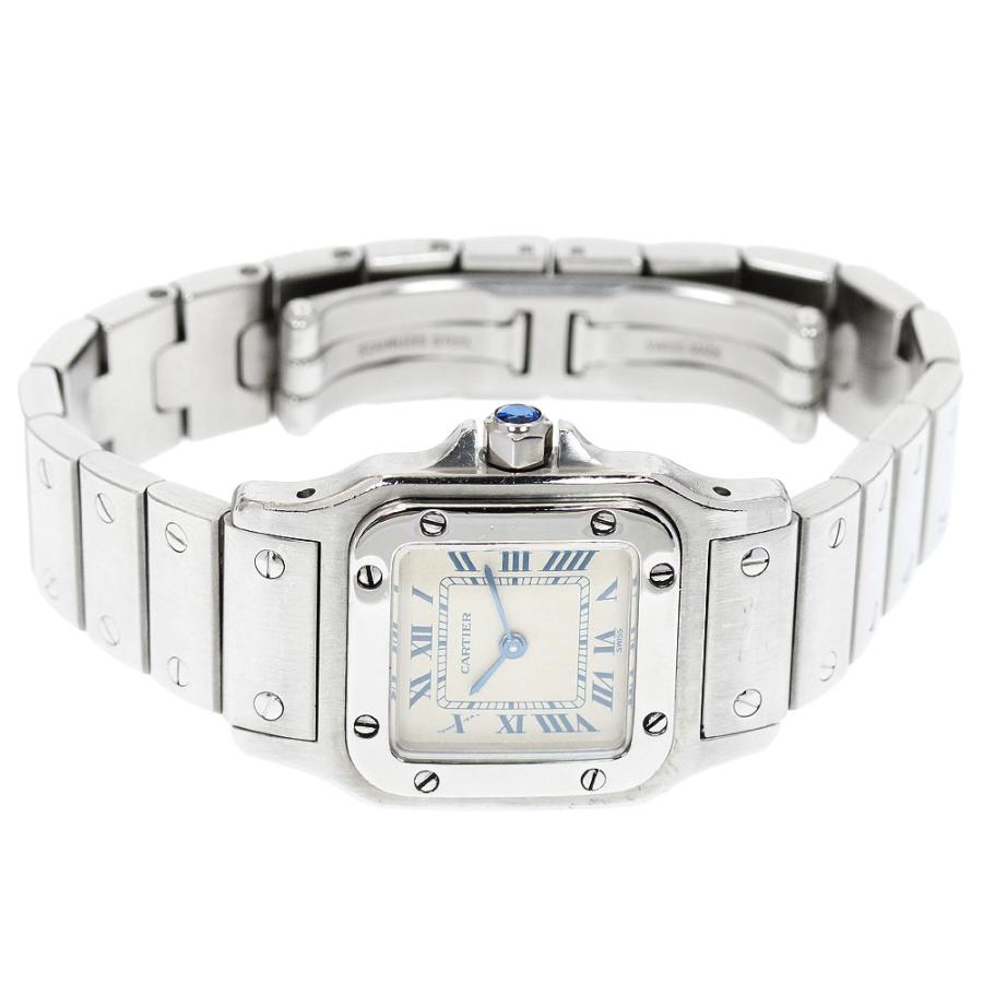 カルティエ CARTIER W20017D6 サントスガルベSM クォーツ レディース _910654 Cartier（カルティエ） CARTIER W20017D6 サントスガルベSM クォーツ
