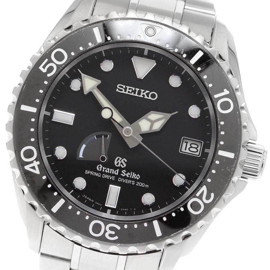 セイコー SEIKO SBGA029/9R65-0AM0 グランドセイコー ダイバーズ パワーリザーブ スプリングドライブ メンズ 箱・保証書付き_969401 SEIKO（セイコー） SEIKO SBGA029/9R65-0AM0 グランドセイコー