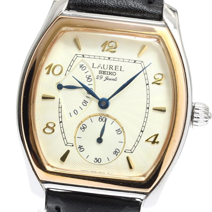 SEIKO LAUREL 4S29-5000 手巻き時計 パワーリザーブ 希少 SEIKO（セイコー） SEIKO 4S29-5000/LJAR600 ローレル パワーリザーブ