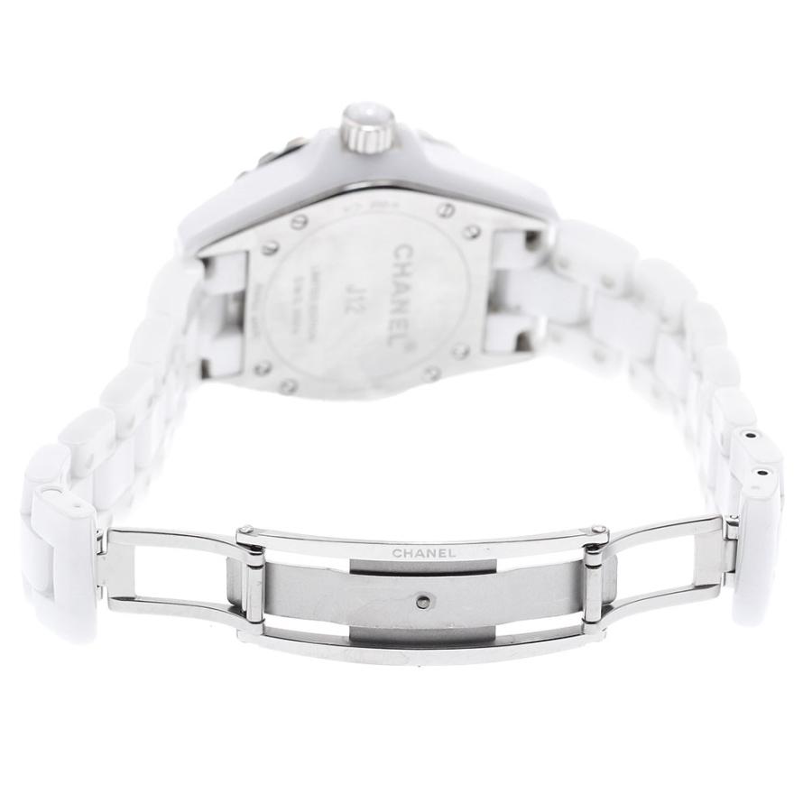 CHANEL（シャネル） CHANEL H4467 J12 ソフトピンク 白セラミック 世界限定1200本 クォーツ レディース 保証書付き ...