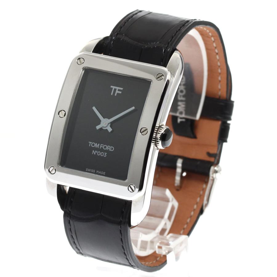 トムフォード TOM FORD TFT003001 N.003 クォーツ メンズ 美品 箱付き_