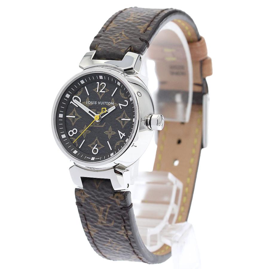 LOUIS VUITTON ルイ・ヴィトン QA070 タンブール モノグラム クォーツ  