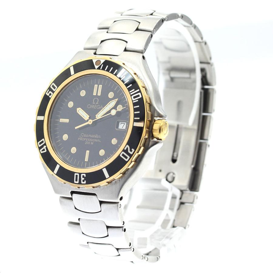 OMEGA オメガ シーマスター200 デイト YGベゼル クォーツ メンズ  