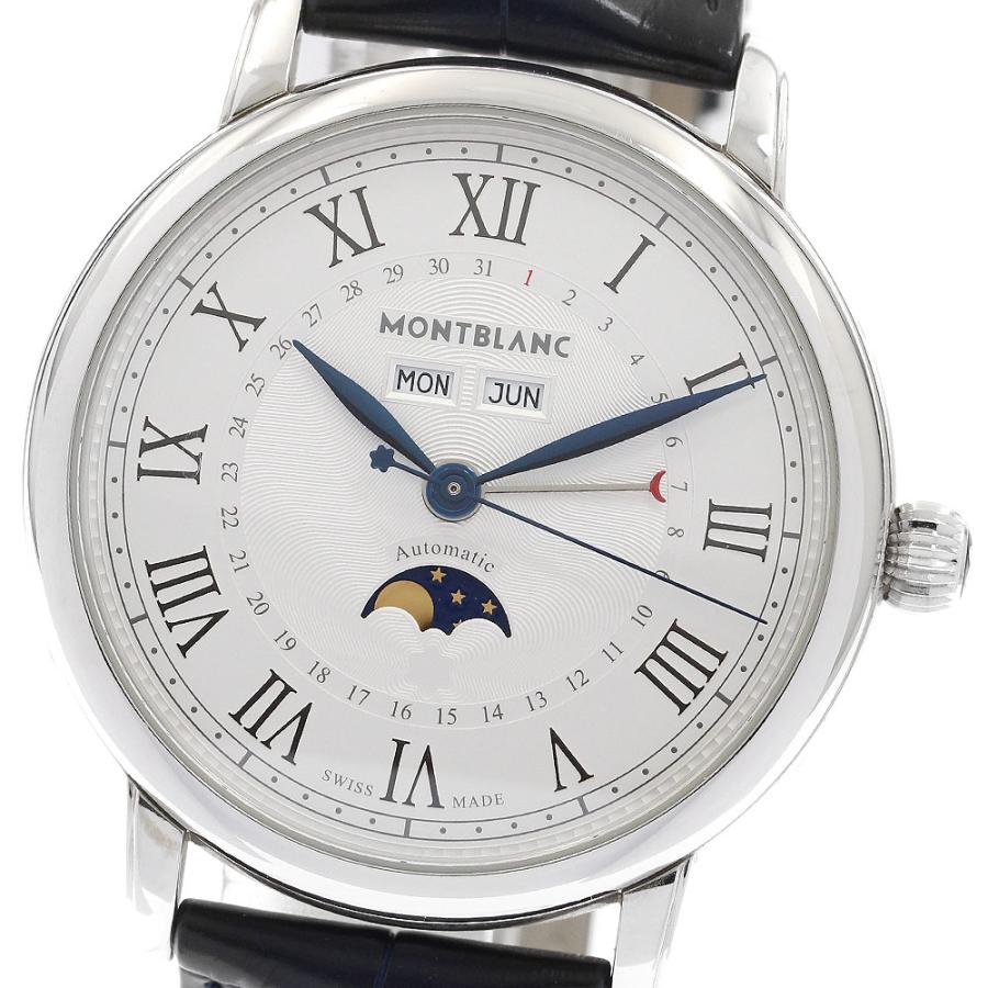 モンブラン MONTBLANC 7474/MB119955 スターレガシー ムーンフェイズ トリプルカレンダー 自動巻き メンズ 良品 箱・保証書付き_958054 MONTBLANC（モンブラン） MONTBLANC 7474/MB119955 スターレガシー