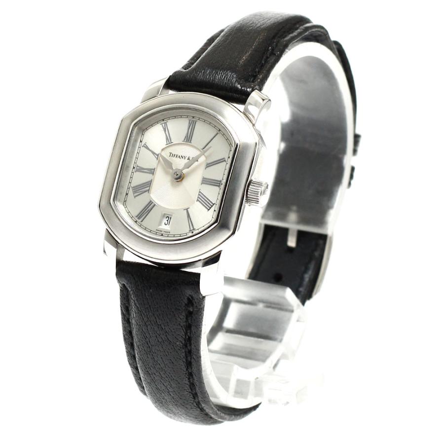 TIFFANY&Co. ティファニー マーククーペ デイト クォーツ レディース  