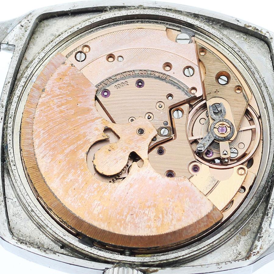 OMEGA 訳あり オメガ 166075 デビル スクエア デイト cal.1002 自動  