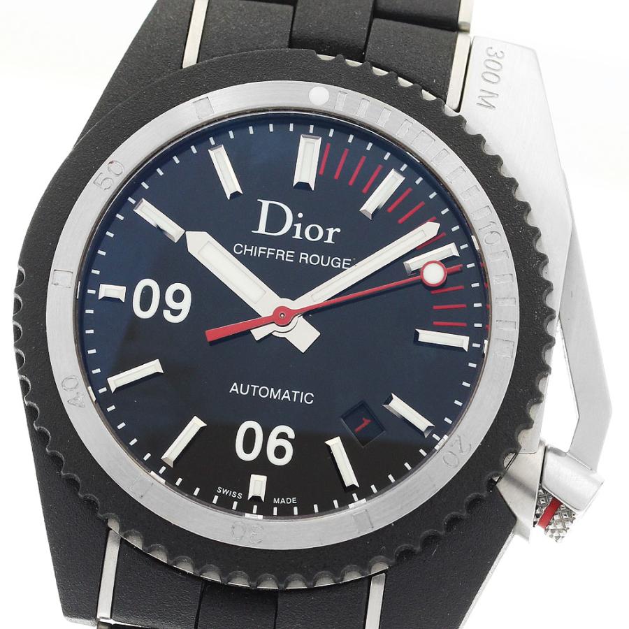 ディオール Dior CD085540R001 シフルルージュ デイト 自動巻き メンズ 