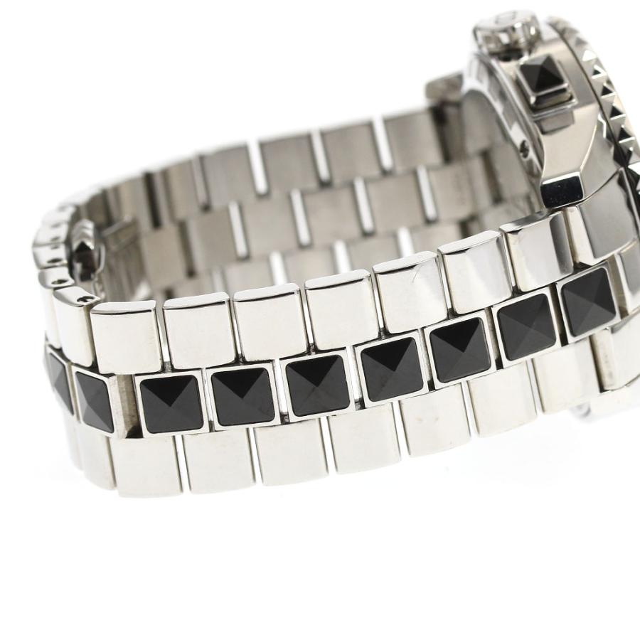 ディオール Dior CD11431E クリスタル ダイヤベゼル クロノグラフ  