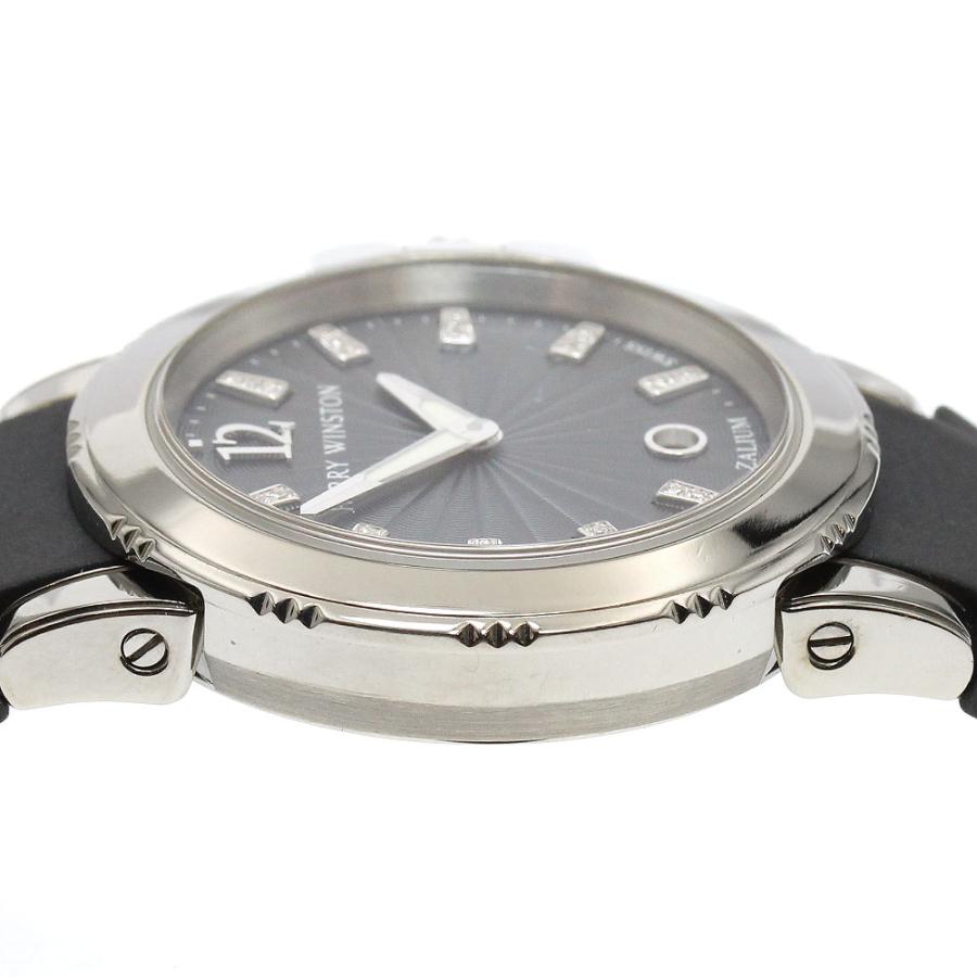 ハリーウィンストン HARRY WINSTON 411-LQ36Z オーシャン スポーツ デイト インデックスダイヤ クォーツ レディース 良品 _914298 ハリーウィンストン HARRY WINSTON 411-LQ36Z オーシャン スポーツ