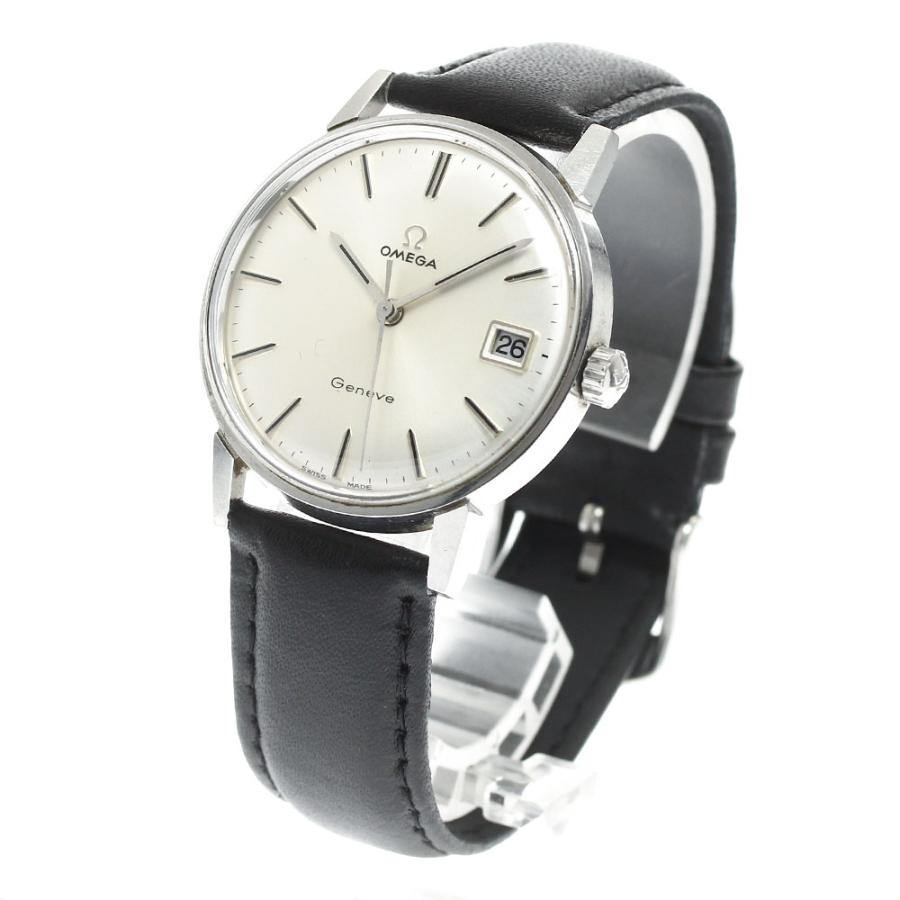 OMEGA オメガ 136.011 ジュネーブ デイト cal.613 リダンダイアル 手  