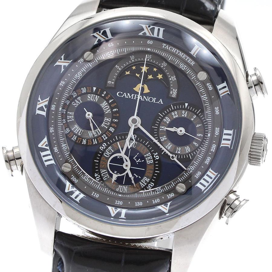 シチズン CITIZEN AH4080-01L/6772-T025323 カンパノラ グランドコンプリケーション 留紺 300本限定 クォーツ メンズ _914439 CITIZEN（シチズン） CITIZEN AH4080-01L/6772-T025323 カンパノラ