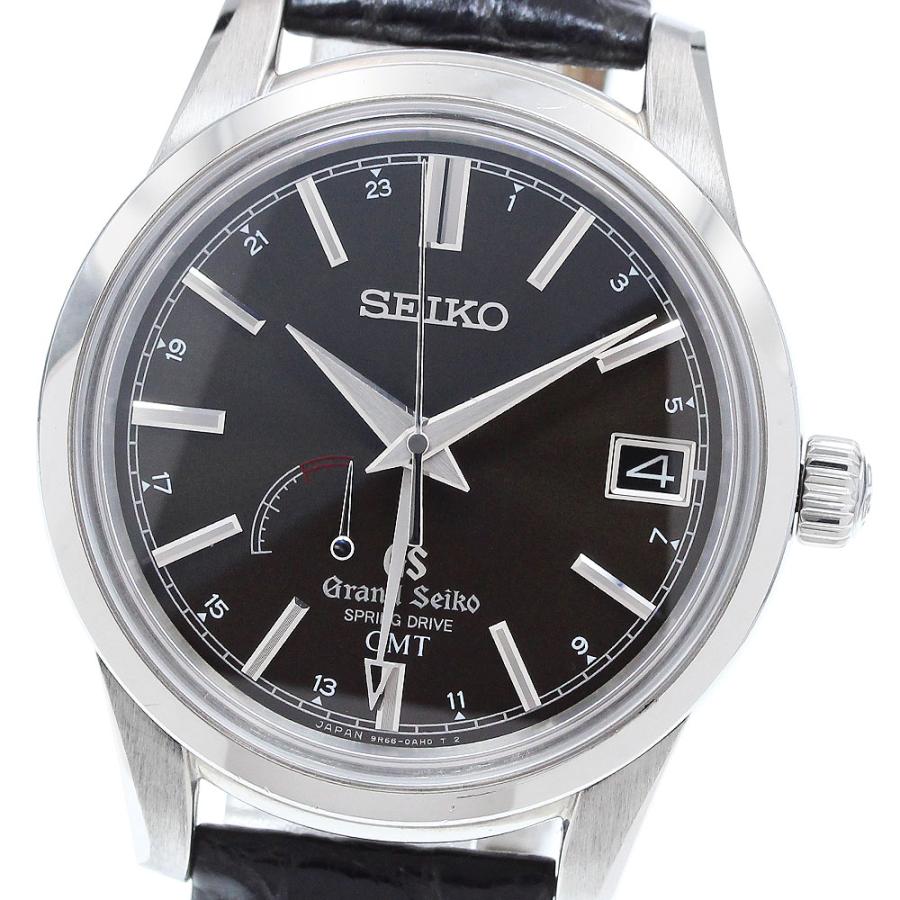 セイコー SEIKO SBGE027/9R66-0AL0 グランドセイコー GMT デイト スプリングドライブ メンズ 良品 箱付き_960631 SEIKO（セイコー） SEIKO SBGE027/9R66-0AL0 グランドセイコー GMT
