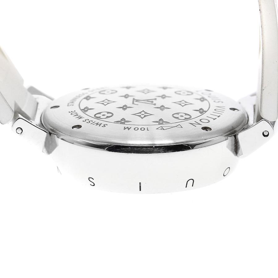 ルイ・ヴィトン タンブール クロノグラフ Q132C クォーツ レディース 中古)LOUIS VUITTON ルイ・ヴィトン タンブール ラブリーカップ クロノ