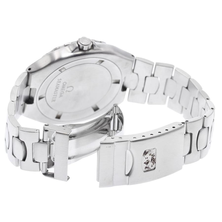 OMEGA ベルト訳あり オメガ シーマスター200m ラージサイズ クォーツ  