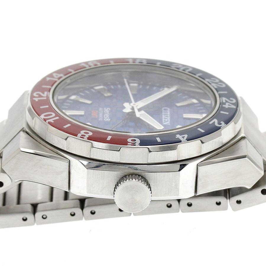 CITIZEN シチズン 9054-0065X02/NB6030-59L シリーズ8 デイト GMT 自動  