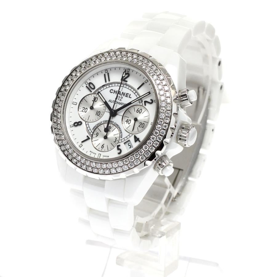 CHANEL（シャネル） CHANEL H1008 J12 クロノグラフ ダイヤベゼル 自動