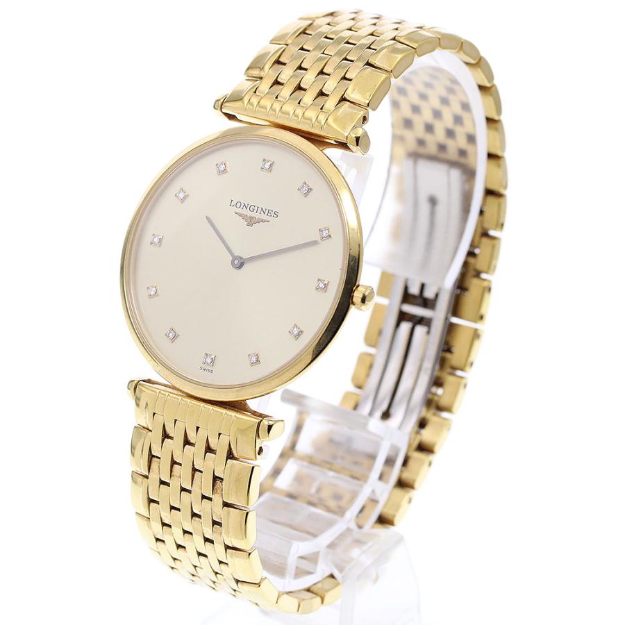 LONGINES ロンジン L4.709.2 グランドクラシック 12Pダイヤ クォーツ  