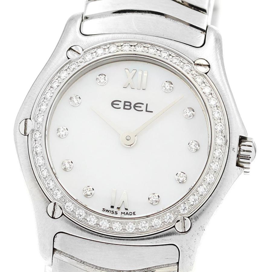 EBEL（エベル） EBEL E9157F14 クラシックウェーブ 10Pダイヤ クォーツ 