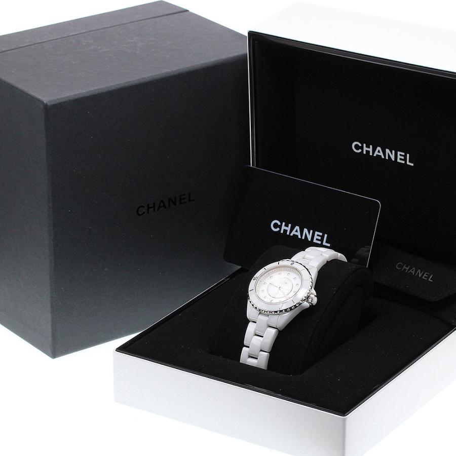 CHANEL（シャネル） CHANEL H5704 J12 白セラミック 12Pダイヤ