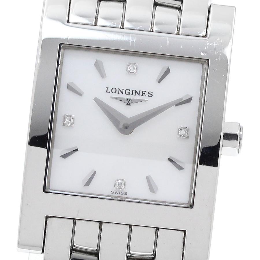 ロンジン 4P ダイヤ クォーツ 腕時計 Vintage LONGINES 040 4Pダイヤ