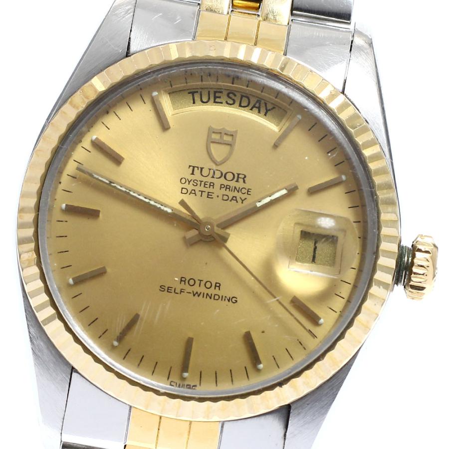 訳あり チュードル TUDOR 94613 オイスタープリンス デイトデイ K18YGベゼル 自動巻き メンズ _917406 TUDOR（チューダー） 訳あり チュードル TUDOR 94613 オイスター