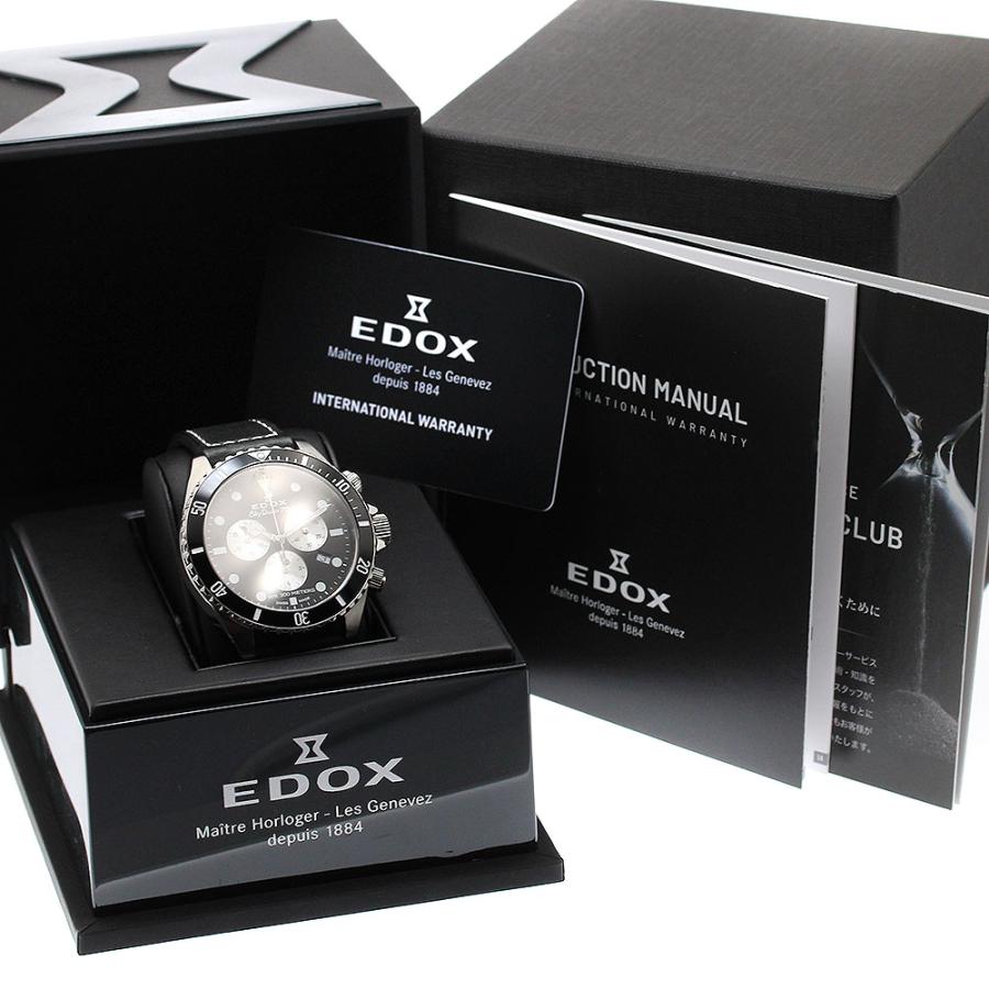 EDOX（エドックス） EDOX 10238 スカイダイバー クロノグラフ クォーツ メンズ 良品 箱・保証書付き_917562 ...