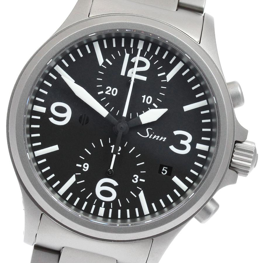 Sinn 756 クロノグラフ 腕時計 Sinn（ジン） Sinn 756 デイト クロノグラフ 自動巻き メンズ 美品