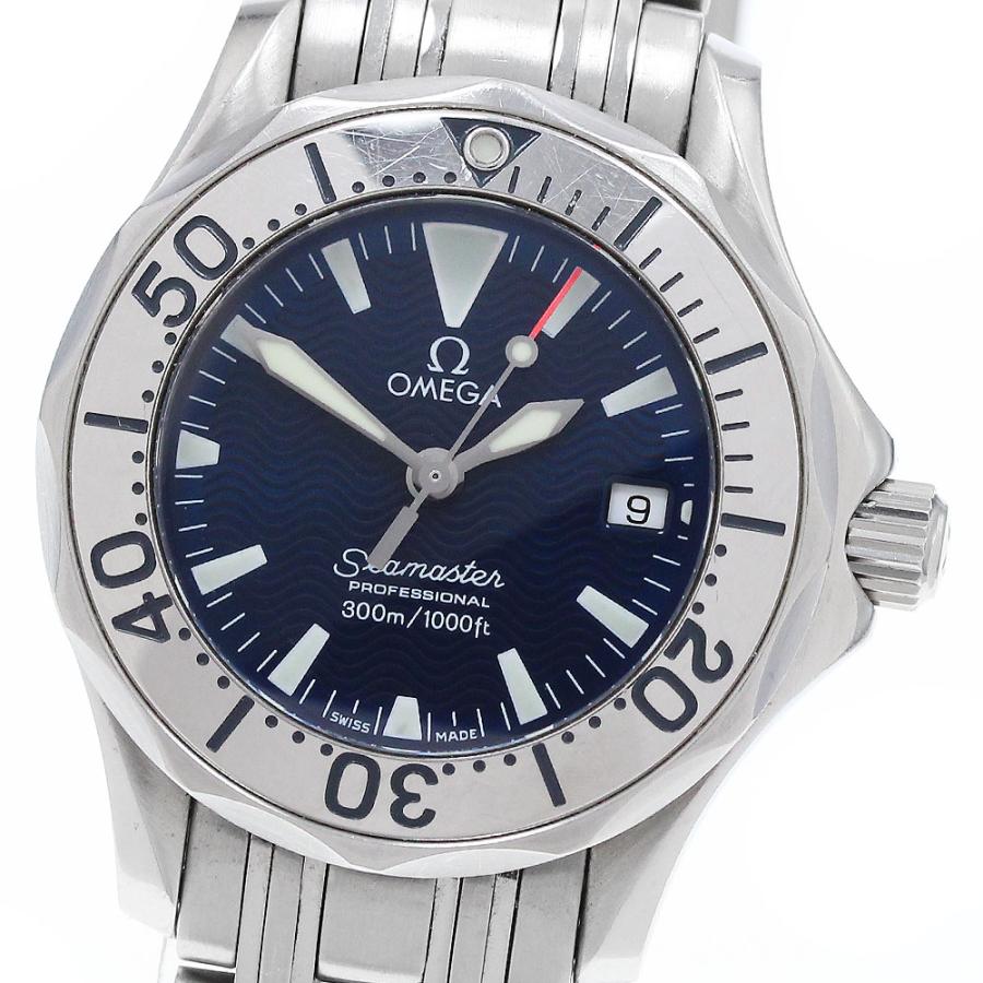 ジャンク オメガ OMEGA 2283.80 シーマスター 300 デイト クォーツ レディース _918440 OMEGA（オメガ） ジャンク OMEGA 2283.80 シーマスター 300 デイト