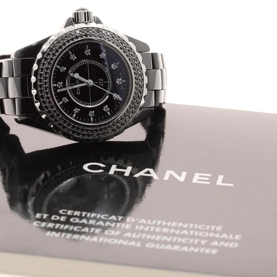 CHANEL（シャネル） CHANEL H2082 J12 黒セラミック ダイヤベゼル