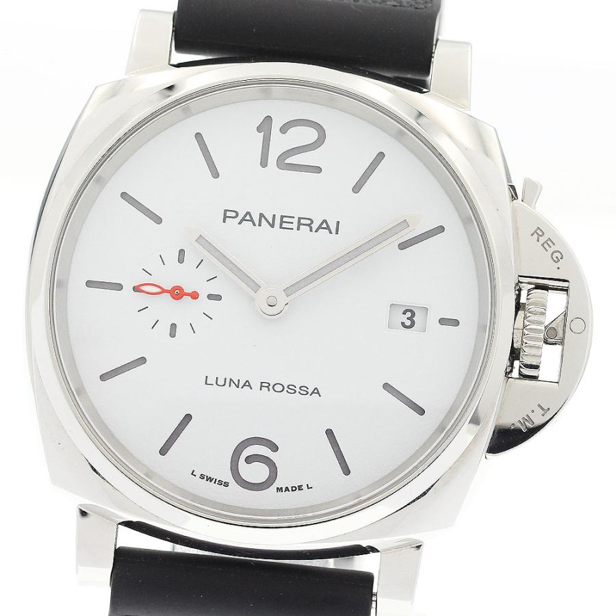 パネライ PANERAI PAM01381 ルミノール ドゥエ ルナ・ロッサ デイト スモールセコンド 自動巻き メンズ 良品 箱・保証書付き_919071 OFFICINE PANERAI（オフィチーネ パネライ） パネライ PANERAI