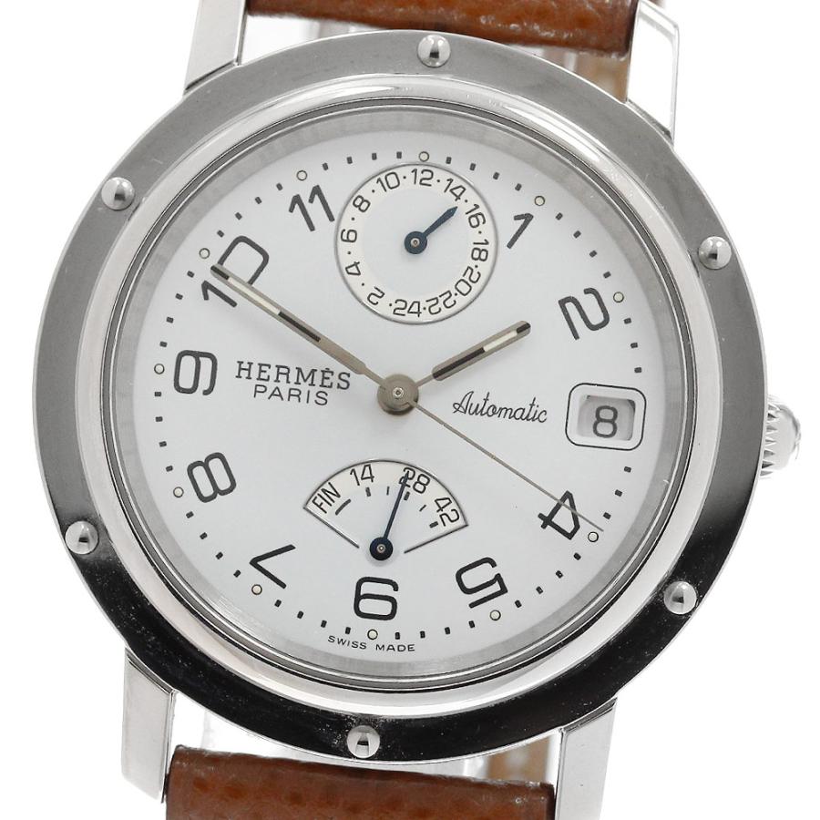 HERMES エルメス CL5.710 クリッパー GMT パワーリザーブ デイト 自動  