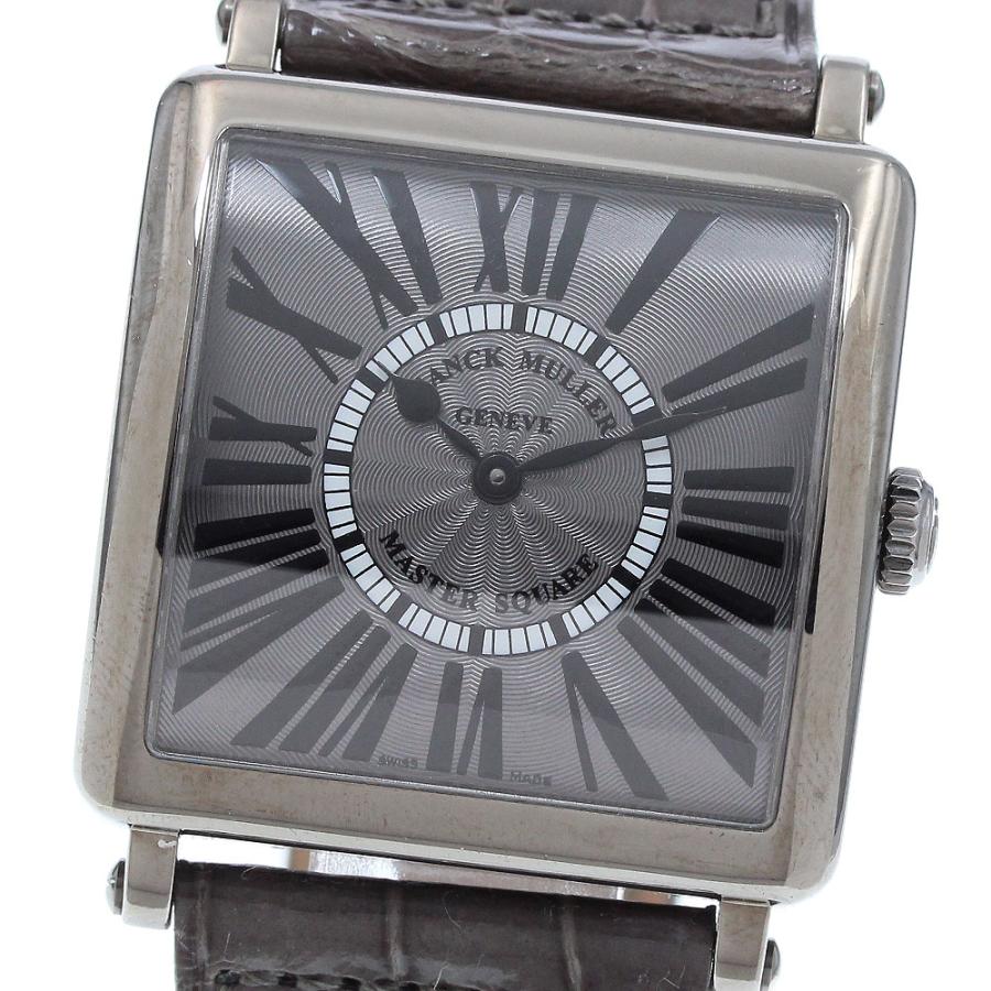 フランクミュラー FRANCK MULLER 6002MQZF マスタースクエア クォーツ ボーイズ 保証書付き_920373 FRANCK MULLER（フランクミュラー） FRANCK MULLER 6002MQZF マスター