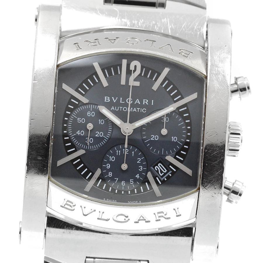 ブルガリ BVLGARI AA44SCH アショーマ クロノグラフ デイト 自動巻き メンズ _920375 BVLGARI（ブルガリ） BVLGARI AA44SCH アショーマ クロノグラフ デイト