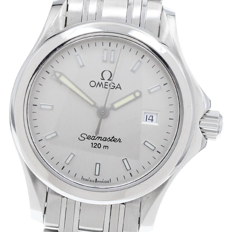 OMEGA Seamaster デイト レディース 120m 腕時計 OMEGA（オメガ） シーマスター120 デイト クォーツ レディース 良品