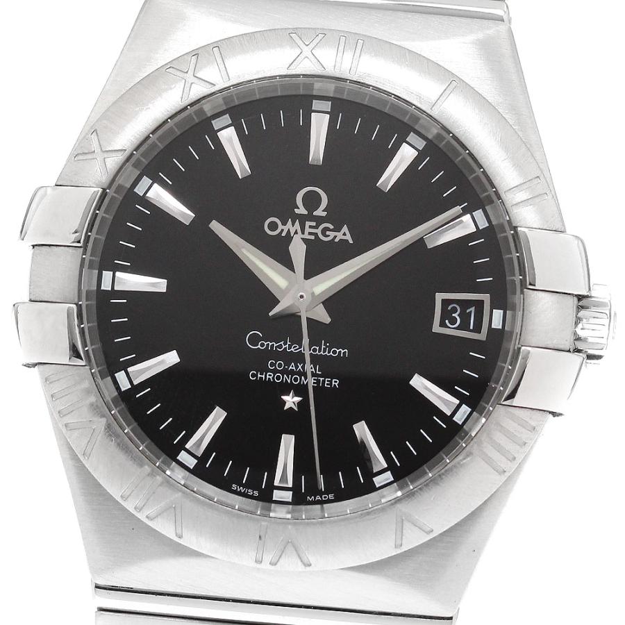 OMEGA オメガ コンステレーション35mm 123.20.35.20.01.001 腕時計
 ステンレススチール SS/K18ピンクゴールド SS ブラック文字盤 自動巻き ユニセックス【中古】 123.20.35.20.01.001 オメガ コンステレーション