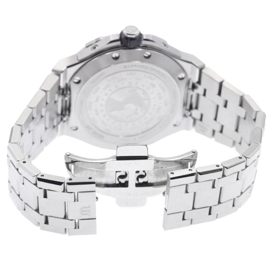 モーリス・ラクロア Maurice Lacroix A16158-SS00F-330-A アイコン ベンチュラー GMT 自動巻き メンズ 極美品 箱・保証書付き_920482の画像