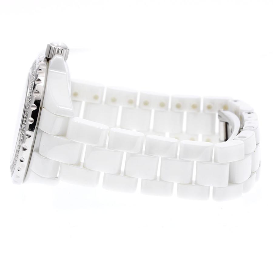 CHANEL（シャネル） CHANEL H0967 J12 ダイヤベゼル 白セラミック