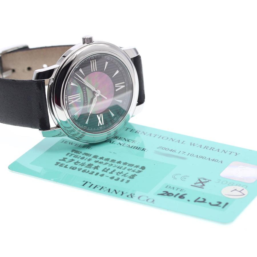 ティファニー TIFFANY&Co. Z0046.17.10A90A40A マークラウンド クォーツ レディース 保証書付き_921230【ev10】の画像
