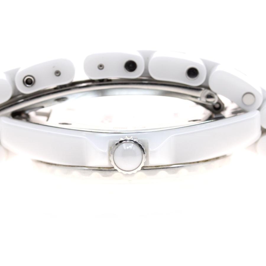シャネル CHANEL H2570 J12 ホワイトセラミック 8Pダイヤ クォーツ レディース 良品 保証書付き_883538【ev15】 Chanel J12 H2570 Quartz Ceramic Fair for $2,609 for sale from a