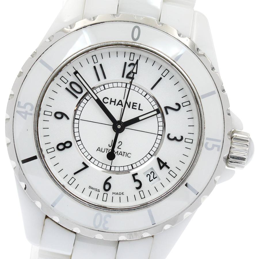 シャネル CHANEL H0970 J12 白セラミック 自動巻き メンズ 保証書付き_921965 CHANEL（シャネル） CHANEL H0970 J12 白セラミック 自動巻き メンズ