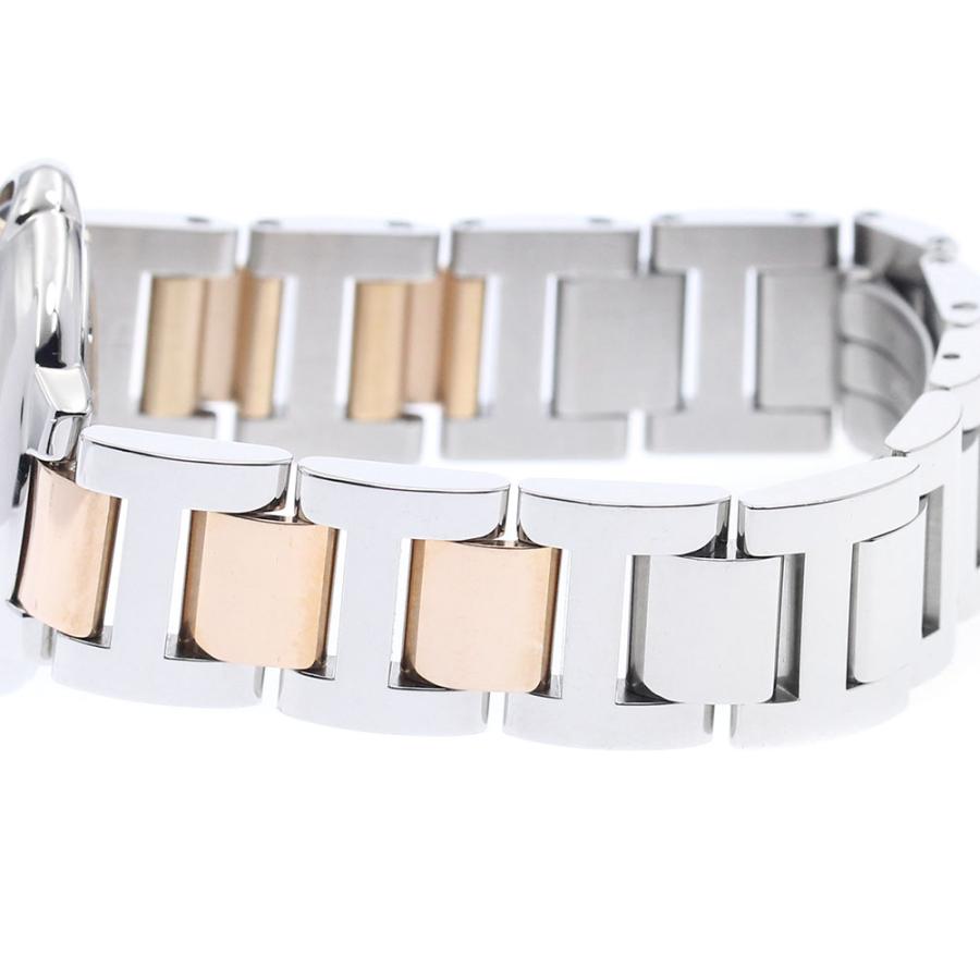 カルティエ CARTIER WE902030 バロンブルーSM K18PGコンビ 11Pダイヤ クォーツ レディース メーカーOH済み_921988 Cartier（カルティエ） CARTIER WE902030 バロンブルーSM K18PGコンビ