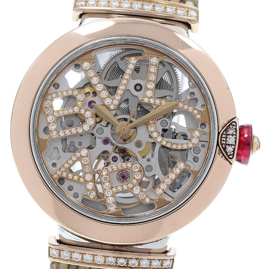 ブルガリ BVLGARI LUP33SG/103502 ルチェア K18PGベゼル 自動巻き レディース _922143 BVLGARI（ブルガリ） BVLGARI LUP33SG/103502 ルチェア K18PGベゼル