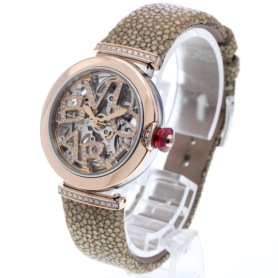 ブルガリ BVLGARI LUP33SG/103502 ルチェア K18PGベゼル 自動巻き レディース _922143 BVLGARI（ブルガリ） BVLGARI LUP33SG/103502 ルチェア K18PGベゼル