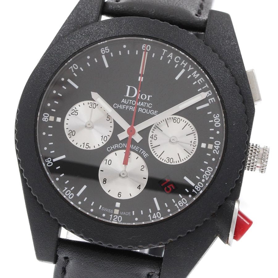 訳あり ディオール Dior CD084840 シフルルージュ クロノ ブラック