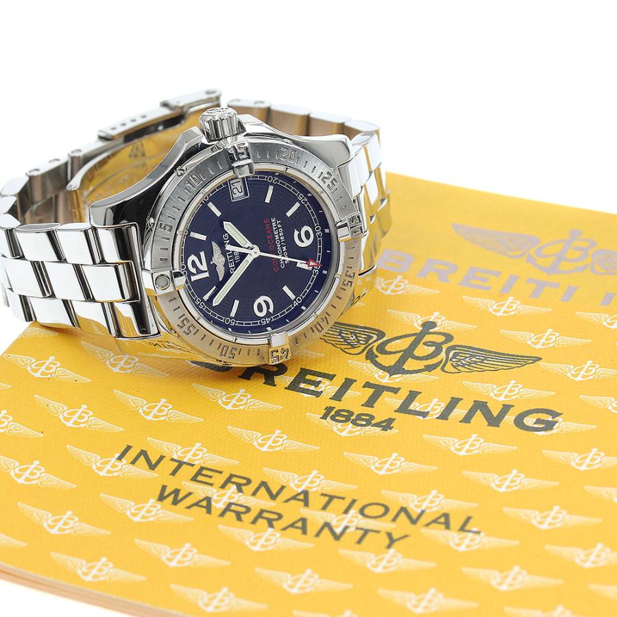 ブライトリング BREITLING A77380 コルト オーシャン デイト クォーツ レディース 保証書付き_922462の画像