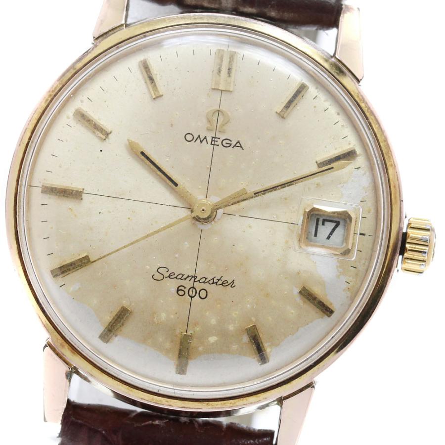 OH済■オメガ シーマスター600■手巻きCal.613 デイト付き メンズ OMEGA（オメガ） OMEGA 136.011 シーマスター600 Cal.613 デイト 手