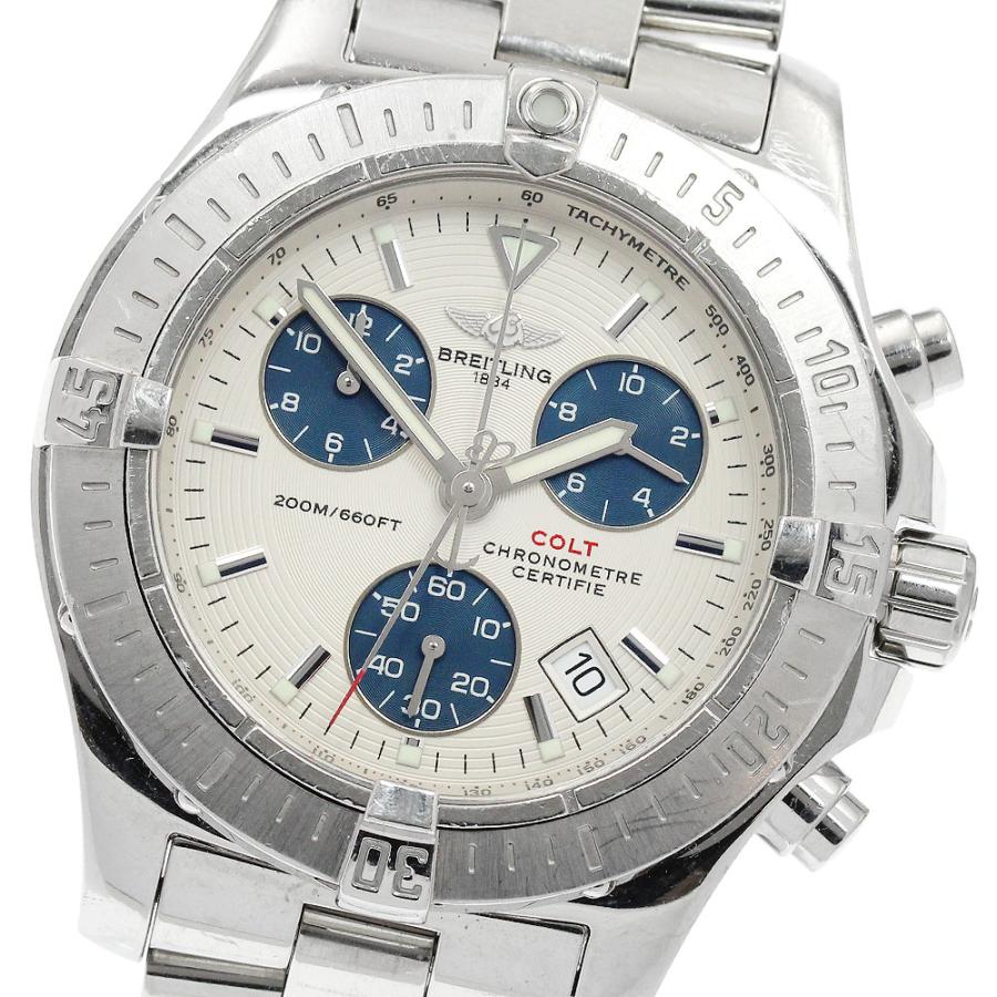 【訳有り】 BREITLING ブライトリング コルト A73380 クォーツ ブライトリング（BREITLING） 訳あり BREITLING A73380 コルト クロノ