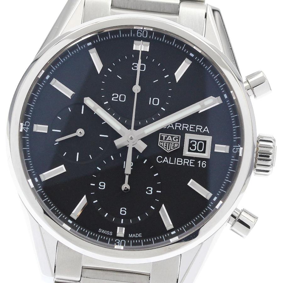 タグホイヤー TAG HEUER CBK2110 カレラ キャリバー16 クロノグラフ デイト 自動巻き メンズ 良品 保証書付き_923343 TAG HEUER（タグ・ホイヤー） TAG HEUER CBK2110 カレラ キャリバー16