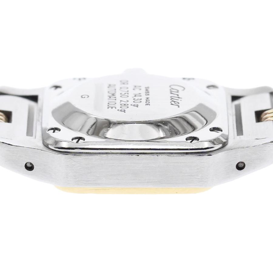 Cartier（カルティエ） 訳あり サントスガルべSM YGコンビ ゴドロン