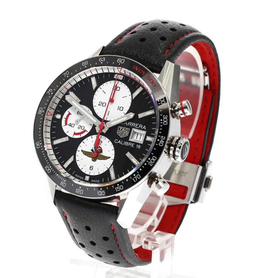 タグホイヤー TAG HEUER CV201AS カレラ キャリバー16 インディ500 クロノグラフ 500本限定 自動巻き メンズ 箱・保証書付き_930138 TAG HEUER（タグ・ホイヤー） TAG HEUER CV201AS カレラ キャリバー16